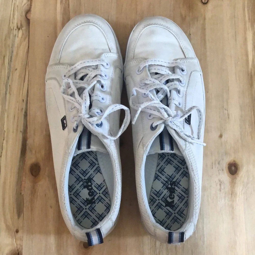 Vintage Women’s Keds Sneakers Lace-up White Size 8